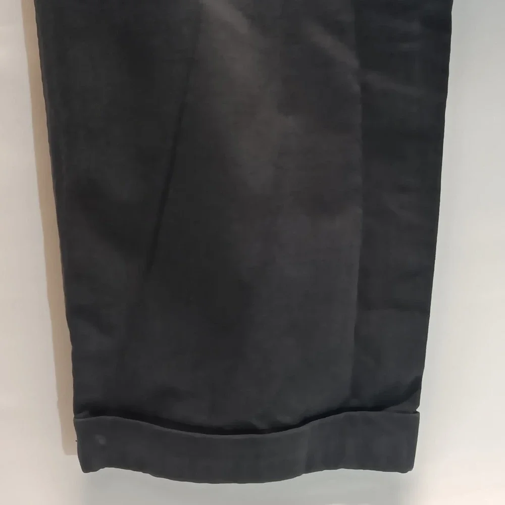 Banana Republic Emerson Chino Pant Men's 33x30 Grey Cuffed Business Casual GUC